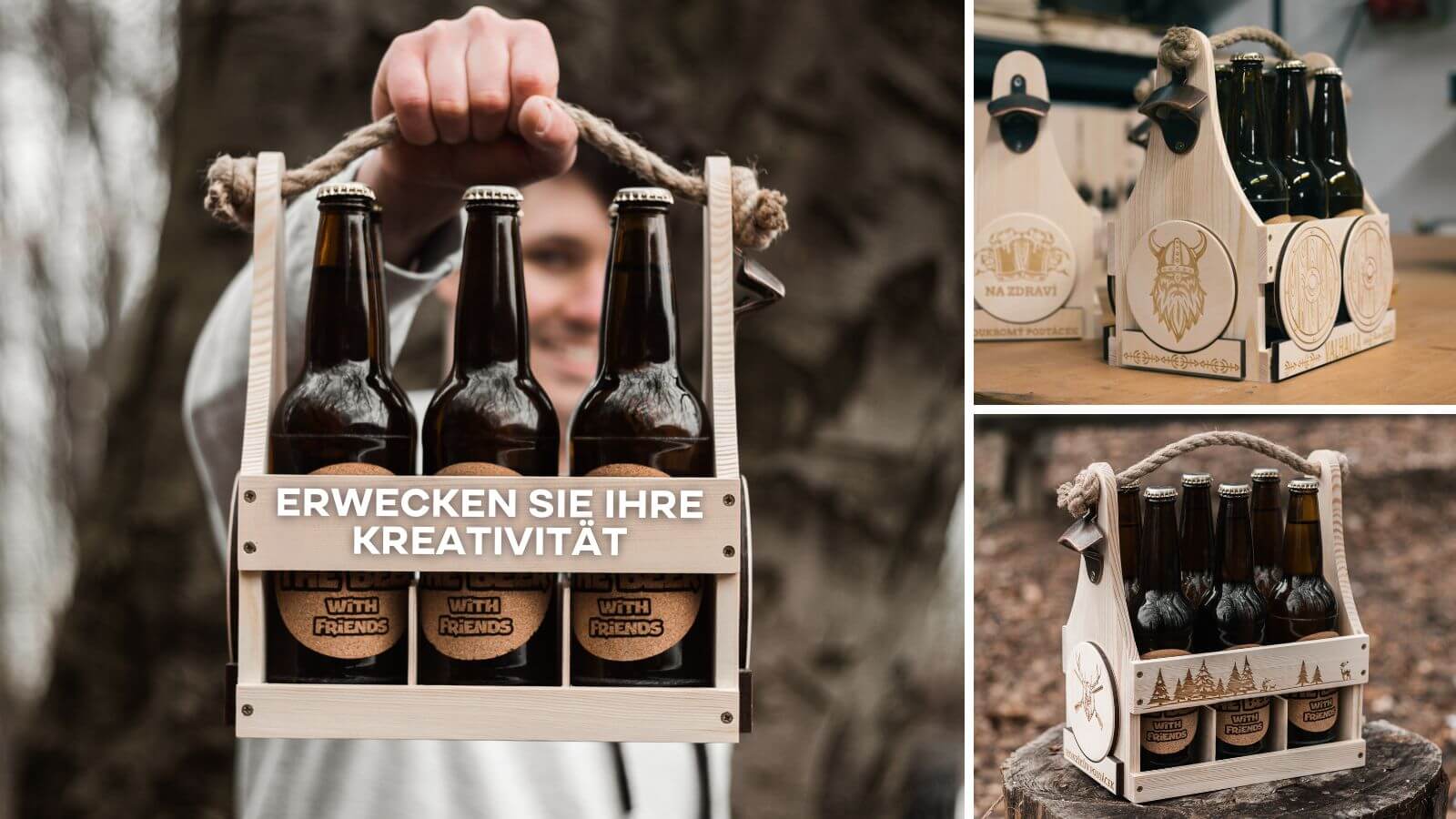 Bierträger aus Holz - Erwecken Sie Ihre Kreativität