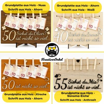 Geburtstagstabelle - Farbmuster KreativerOnkel.de