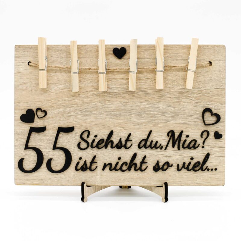 Geburtstagstafeln - Herzen - nach Maß KreativerOnkel.de