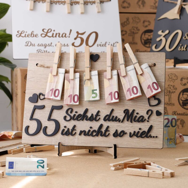 Geburtstagstafeln - Herzen - nach Maß KreativerOnkel.de