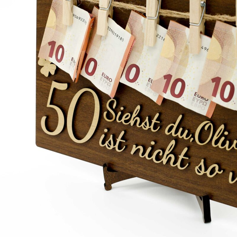 Geburtstagstafeln - Kleeblätter - nach Maß KreativerOnkel.de