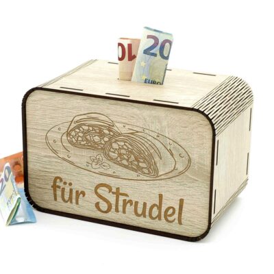 Sparbüchse - Für Strudel - für den Strudelhersteller P05-03 KreativerOnkel.de