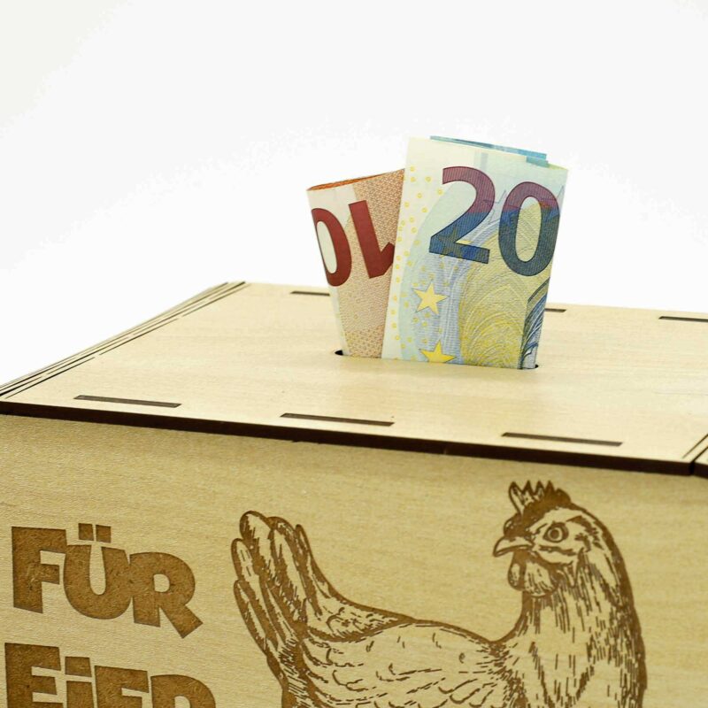 Sparbüchse - für Eier - für einen Hühnerzüchter P05-01 KreativerOnkel.de-2
