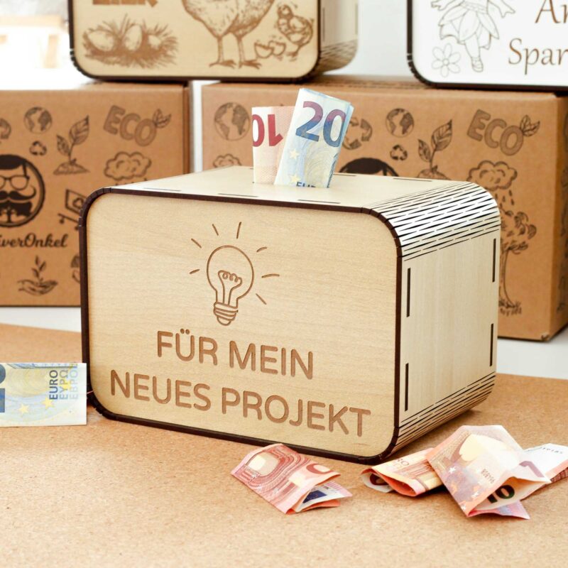 Spardose - Für mein neues Projekt P09-01 KreativerOnkel.de