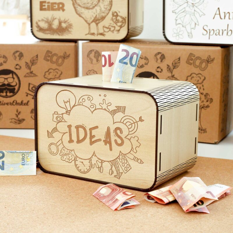 Spardose - IDEAS P09-03 KreativerOnkel.de