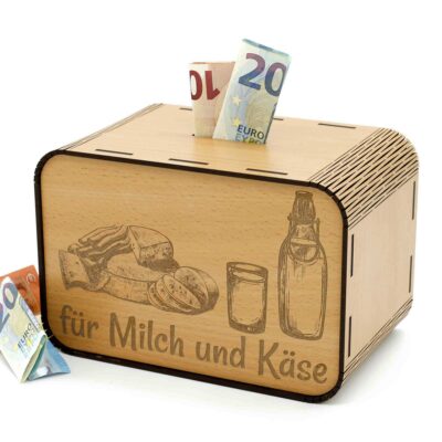 Spardosen - Für Milch und Käse - für einen Milchproduktehersteller P05-22 KreativerOnkel.de