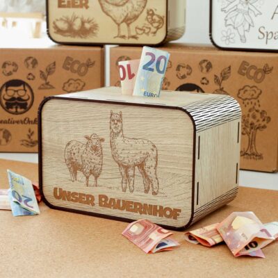Spardosen - Unser Bauernhof - für den Tierhalter P05-05 KreativerOnkel.de