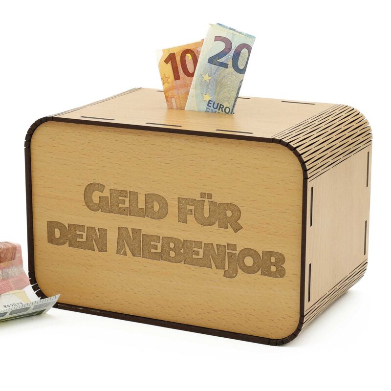 Spaardose - Geld für den Nebenjob P04-12 KreativerOnkel.de