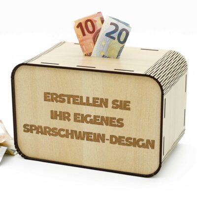 Spardose - Erstellen Sie Ihr eigenes Sparschwein-Design P10-01 KreativerOnkel.de