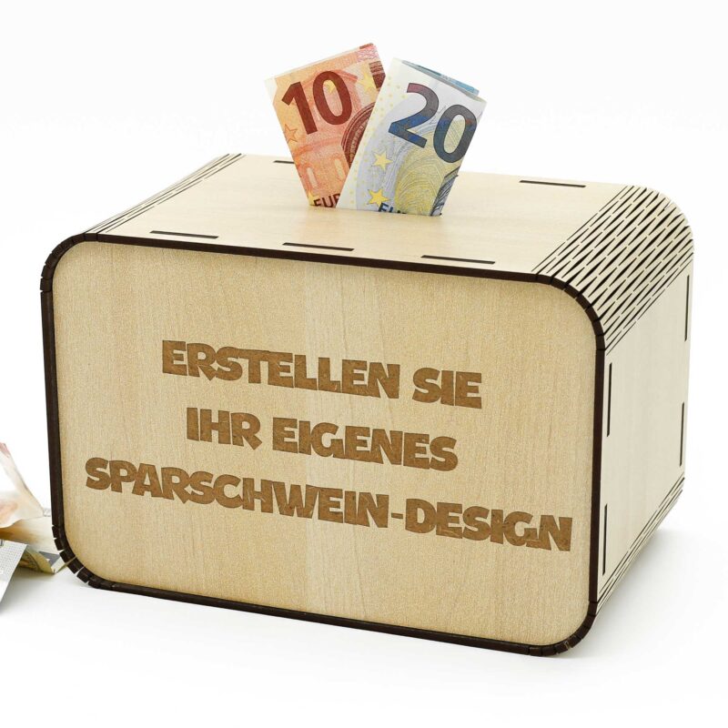 Spardose - Erstellen Sie Ihr eigenes Sparschwein-Design P10-01 KreativerOnkel.de