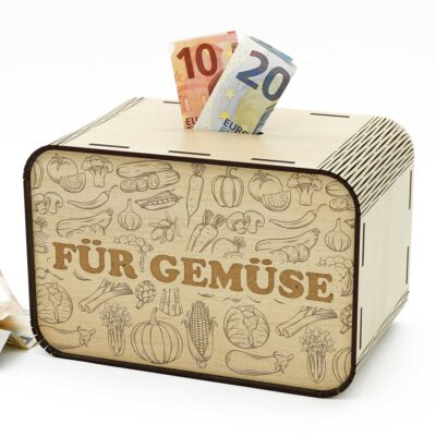 Spardose - Für Gemüse - für den Gemüsebauer P05-37 KreativerOnkel.de