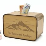 Spardose - Für Reisen und Ausflüge - Gebirge - für Paare