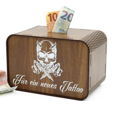 Spardose - Für ein neues Tattoo P07-09 KreativerOnkel.de