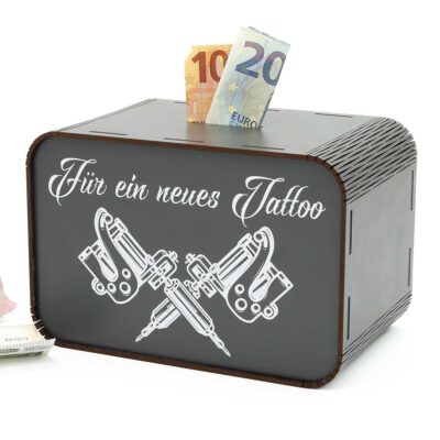 Spardose - Für ein neues Tattoo P07-08-KreativerOnkel.de