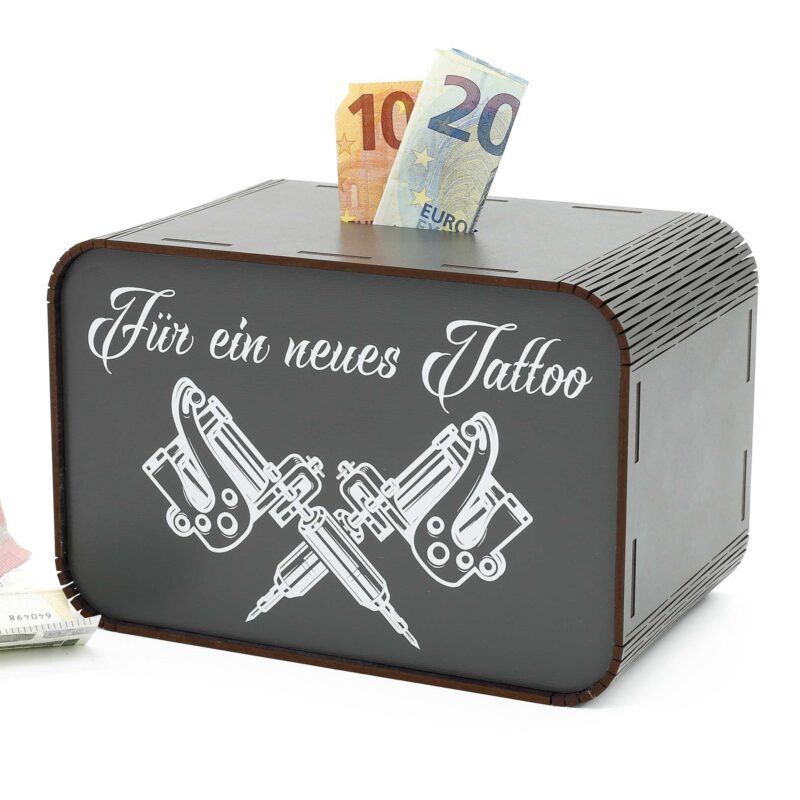 Spardose - Für ein neues Tattoo P07-08-KreativerOnkel.de