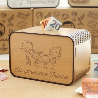 Spardose - Für gemeinsame Träume - Familie