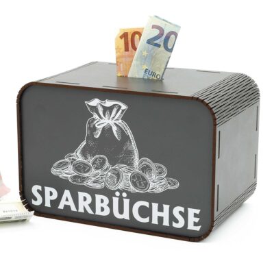 Spardose - Sparbüchse Geldtasche P12-02 KreativerOnkel.de