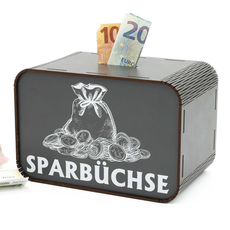 Spardose - Sparbüchse Geldtasche P12-02 KreativerOnkel.de