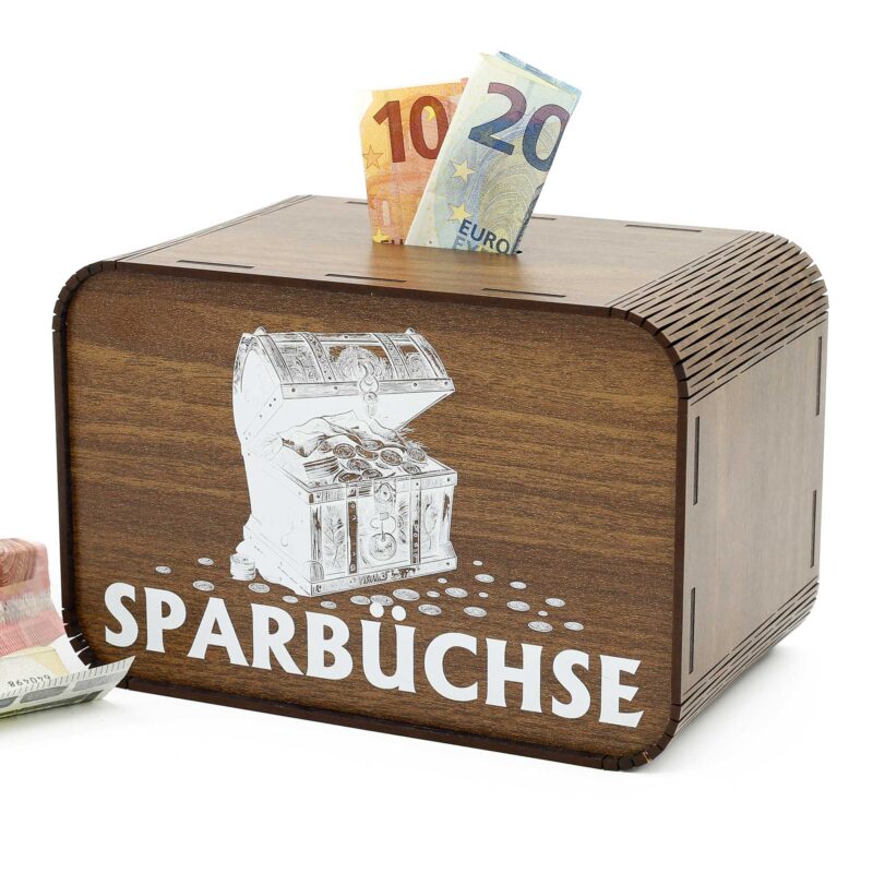Spardose - Sparbüchse Truhe P12-01 KreativerOnkel.de