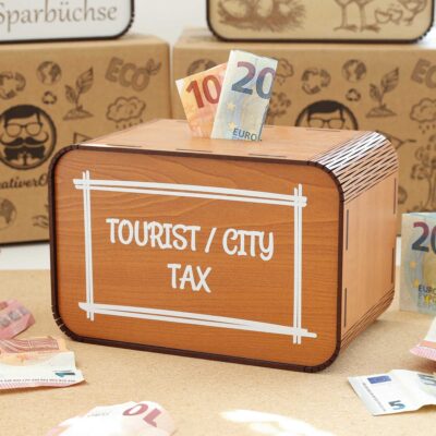 Spardose - Tourist - City tax P07-05 KreativerOnkel.de