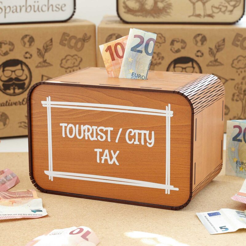 Spardose - Tourist - City tax P07-05 KreativerOnkel.de