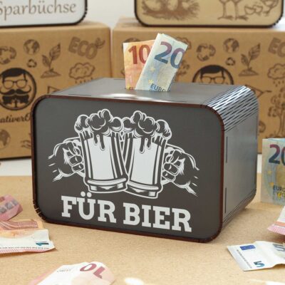 Spardose - für Bier - für einen Bierliebhaber P05-19 KreativerOnkel.de