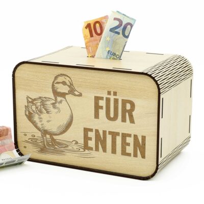 Spardose - für Enten – für einen Entenzüchter P05-30-1 KreativerOnkel.de