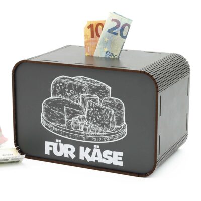 Spardose - für Käse – für einen Käsehersteller P05-27 KreativerOnkel.de