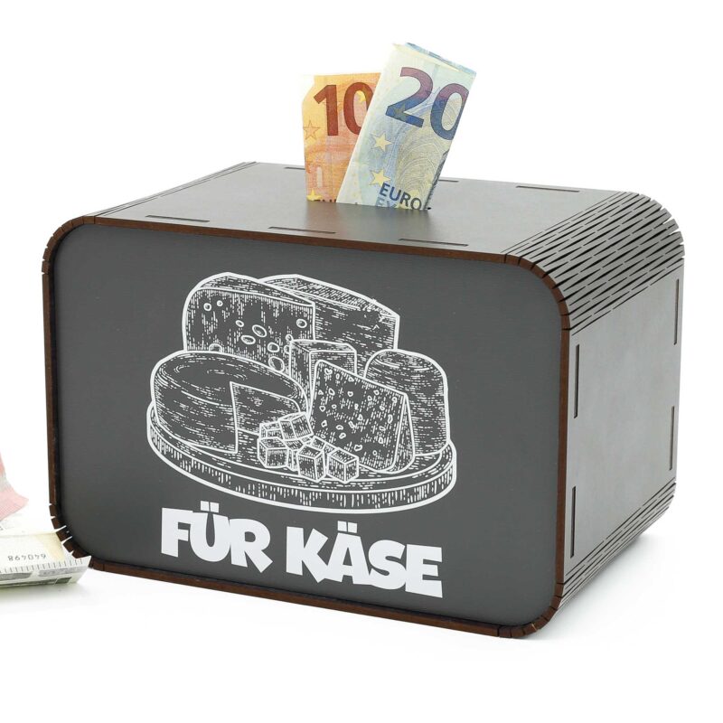 Spardose - für Käse – für einen Käsehersteller P05-27 KreativerOnkel.de