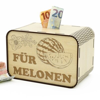 Spardose - für Melonen – für einen Melonenzüchter 1 P05-32 KreativerOnkel.de