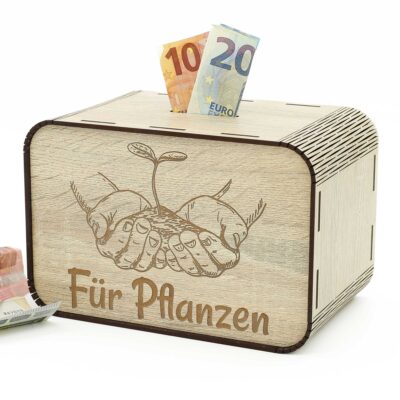 Spardose - für Pflanzen - für einen Pflanzenzüchter P05-13 KreativerOnkel.de