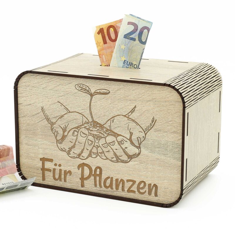 Spardose - für Pflanzen - für einen Pflanzenzüchter P05-13 KreativerOnkel.de