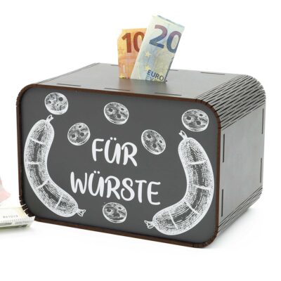Spardose - für Würste – für einen Wursthersteller P05-34 KreativerOnkel.de
