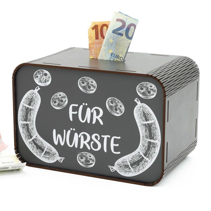 Spardose - für Würste – für einen Wursthersteller P05-34 KreativerOnkel.de