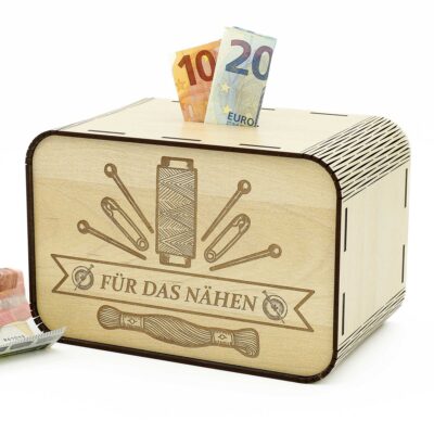 Spardose für das Nähen – für Schneiderin P04-06 KreativerOnkel.de