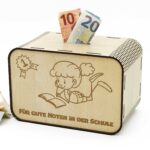 Spardose - für gute Noten in der Schule - Mädchen P03-13 KreativerOnkel.de