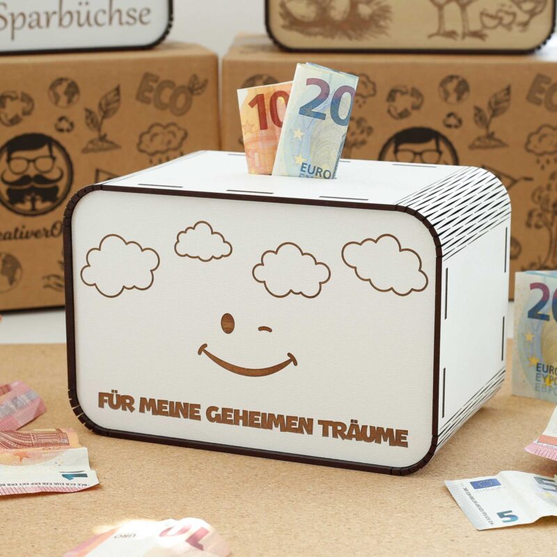 Spardose - für meine geheimen Träume P09-04 KreativerOnkel.de