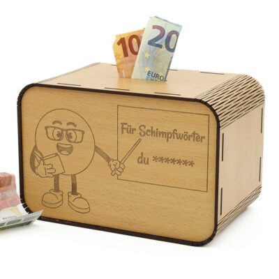 Spardose lustig - für Schimpfwörter 1 P07-06 KreativerOnkel.de
