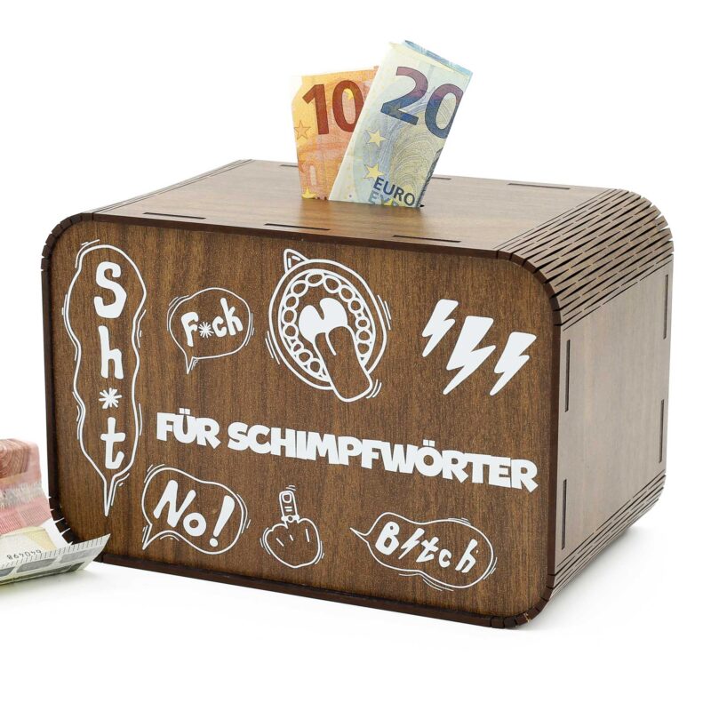 Spardose lustig - für Schimpfwörter P07-02 KreativerOnkel.de