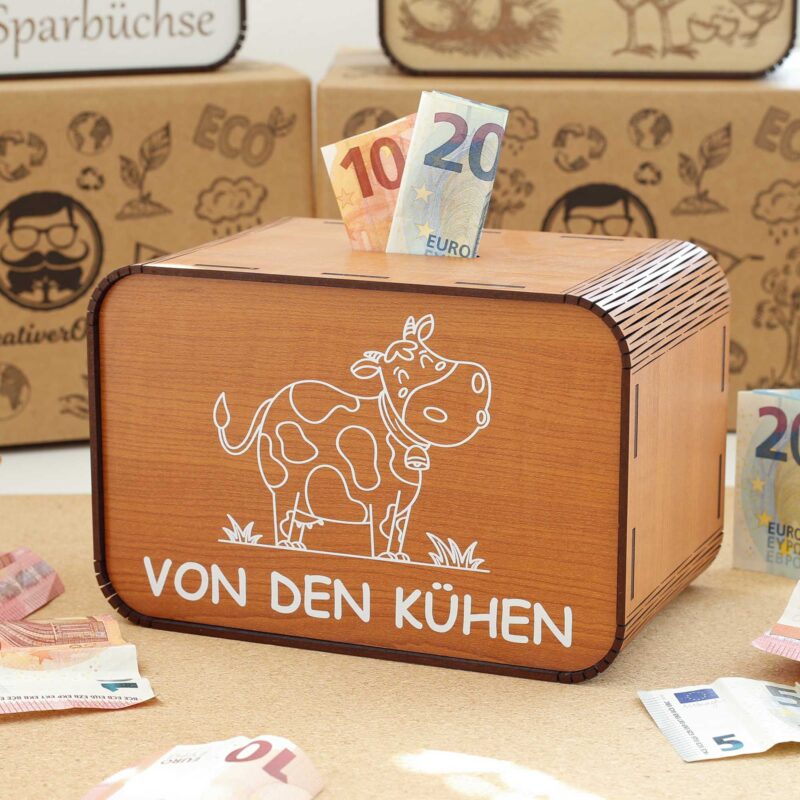 Spardose - von den Kühen P05-26 KreativerOnkel.de