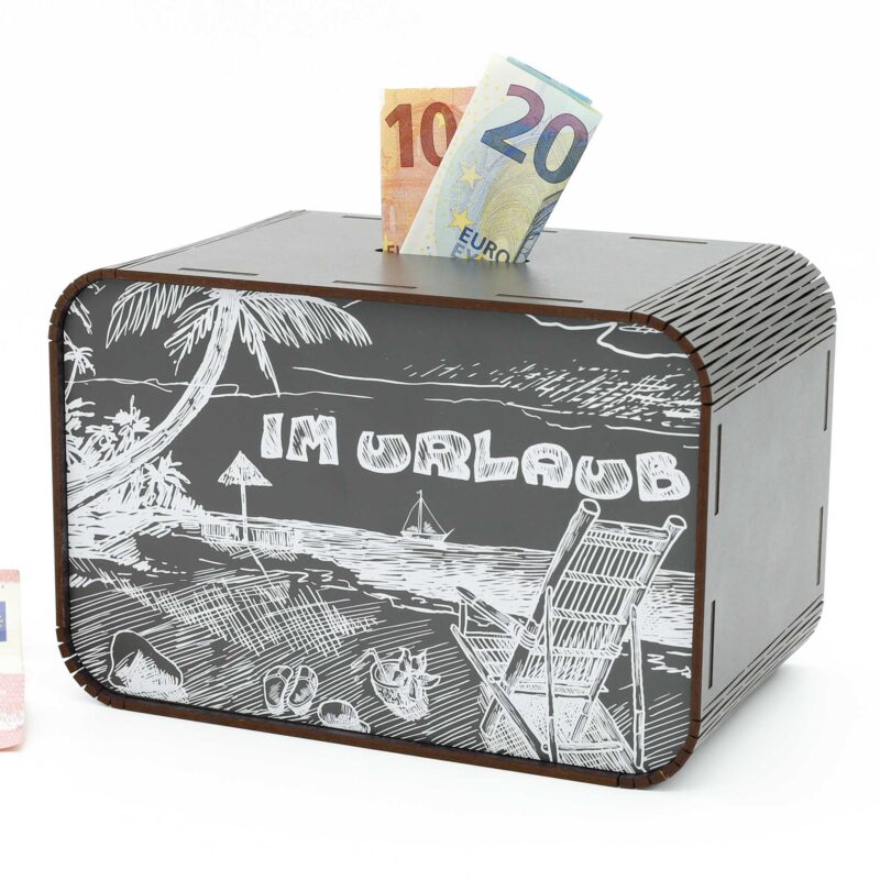Urlaub-Spardose - Im Urlaub - Meer und Palmen - Für Reisende
