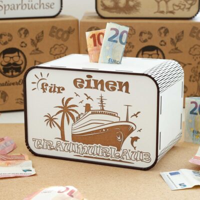 Urlaubsspardose - für einen Traumurlaub P02-30 KreativerOnkel.de