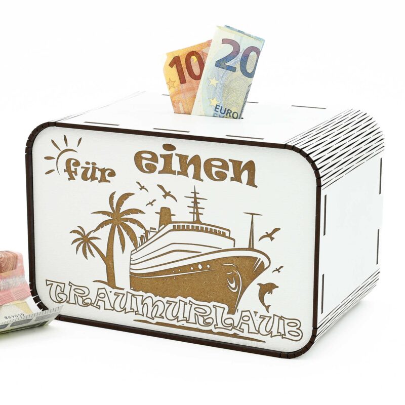 Urlaubsspardose - für einen Traumurlaub P02-30 KreativerOnkel.de